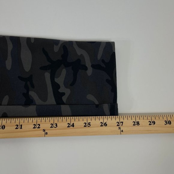 GAP Black/Gray Camo Side Zip Stretch Ankle Ponte Pants Size Small - Picture 7 of 8